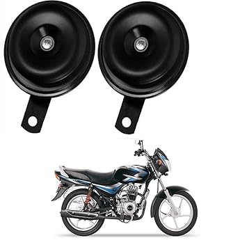 Rawat (BALKO) Primium Quality Bike Horn With 1 Year Replacemant Warranty (Set Of 2) For Bajaj CT 100