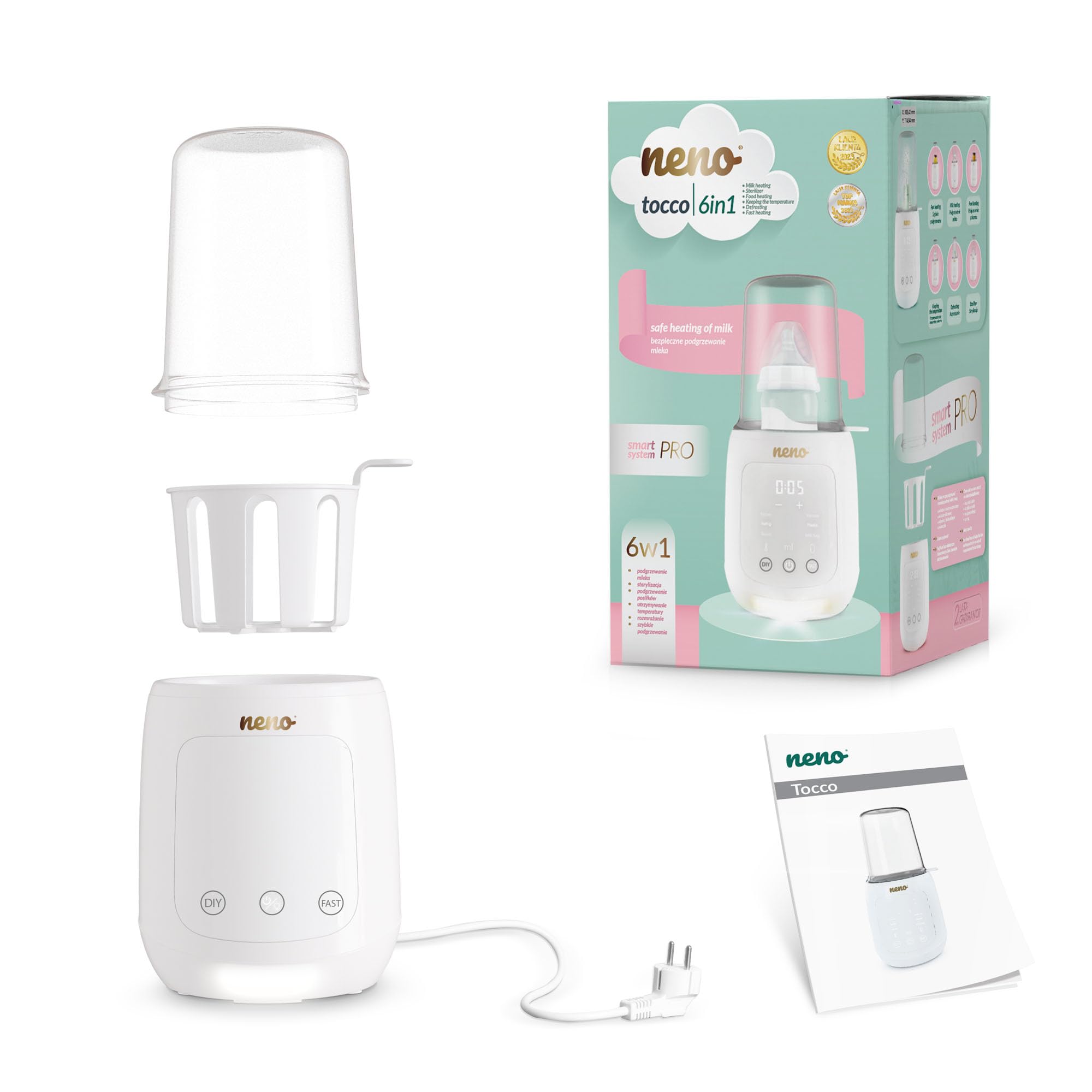 Neno Tocco - Sterilizzatore e riscaldatore 6 in 1, sbrinamento, riscaldamento
