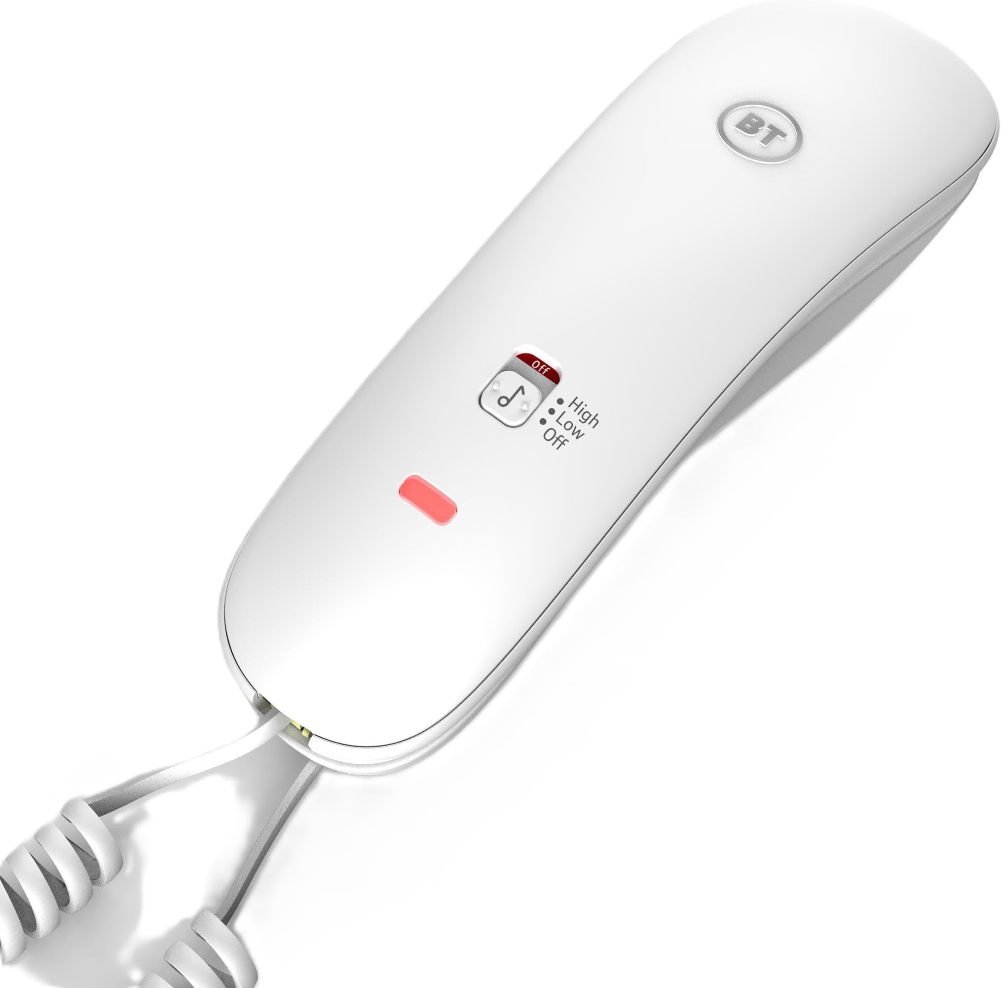 Duet 210 Corded Landline House Phone, Home Phone, 10 Number Memory, LED Call Indicator, Mute Facility, Hearing Aid Compatible