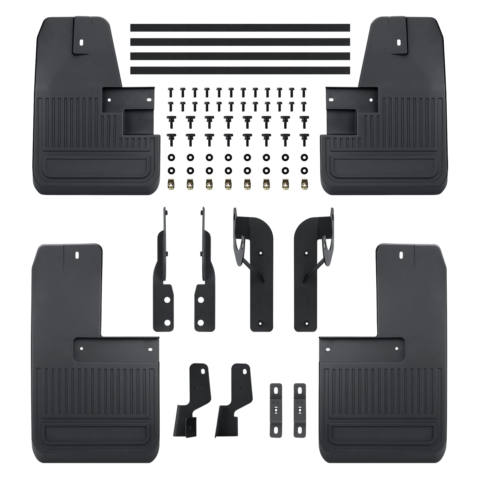 Photo 1 of Mud Flaps for Ford Bronco Mud Splash Guard Fender Front and Rear Mudguard No Drilling Required Compatible with 2021 2022 Ford Bronco Accessories 2/4-Door