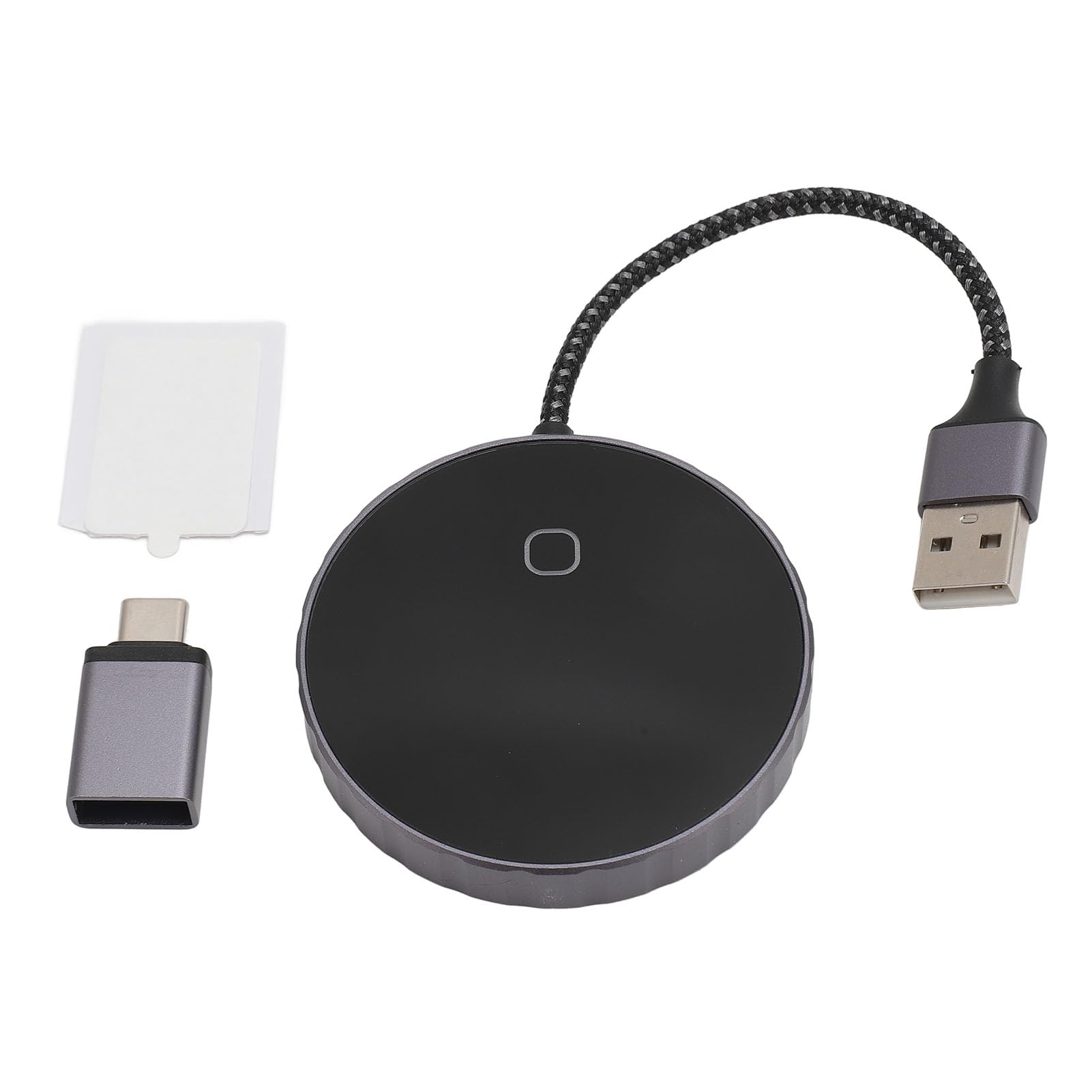 KUIDAMOS Adaptador Inalámbrico para Automóvil Inalámbrico para Auto y Plug Play para una Experiencia de Conducción Diseño Liviano y Compacto