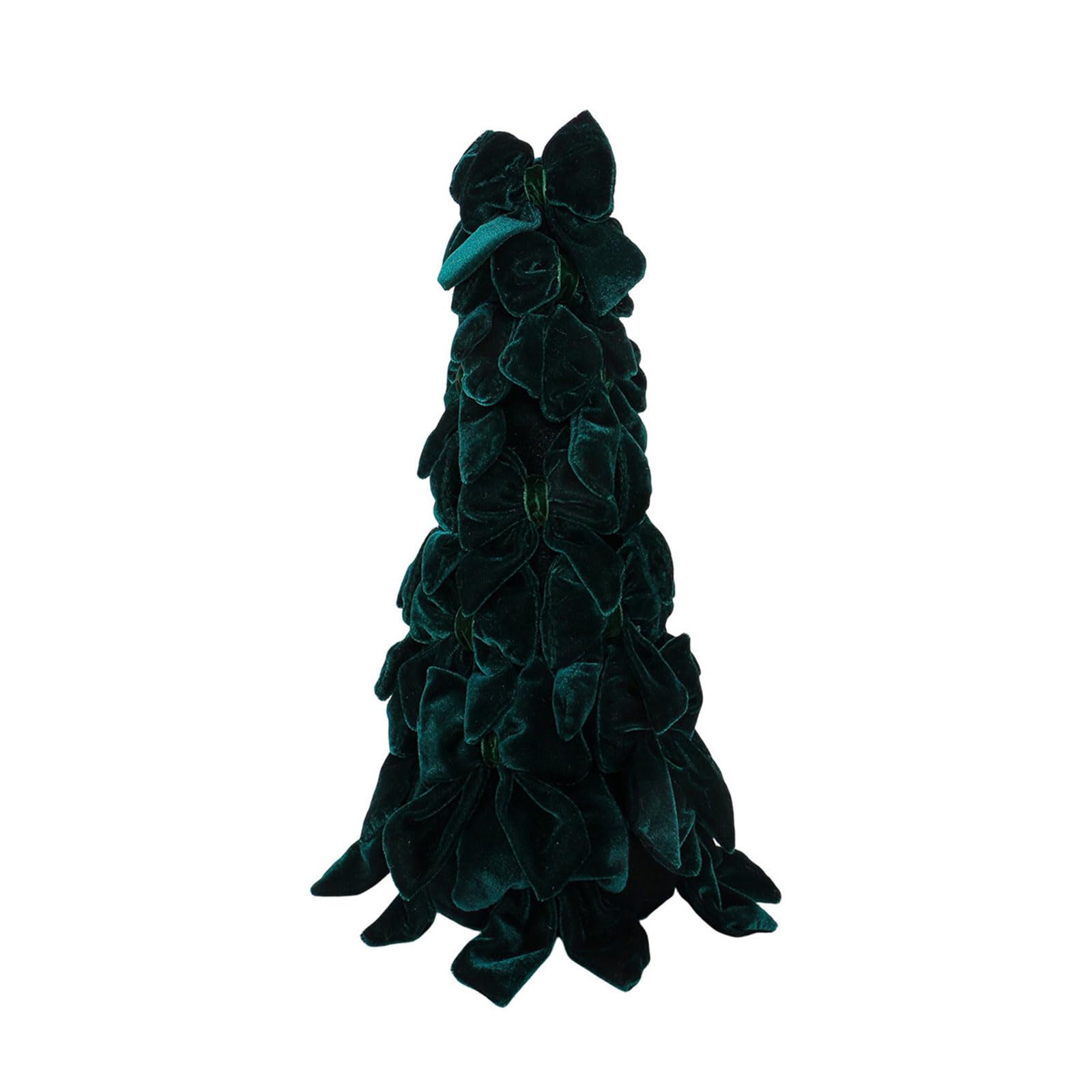 Zxfdsfdbnm Velvety Bowknot Christmas Tree Decoration for Tabletop Shelf Mantel Display Home Decoration and Holiday Party Centerpeices Velutinous Bend Christmas Tree