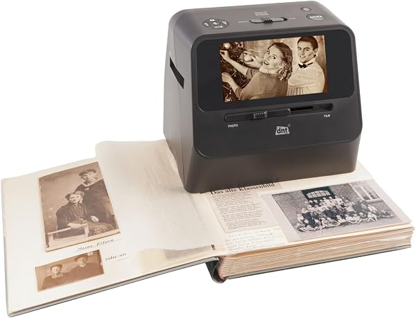 DNT 4-in-1 Kombi-Scanner SlideCopy PRO, 14 MP, Bildscanner, Fotos, Dias, Negative, Akkubetrieb, speichert auf SD-Karte, DNT000015 - 3