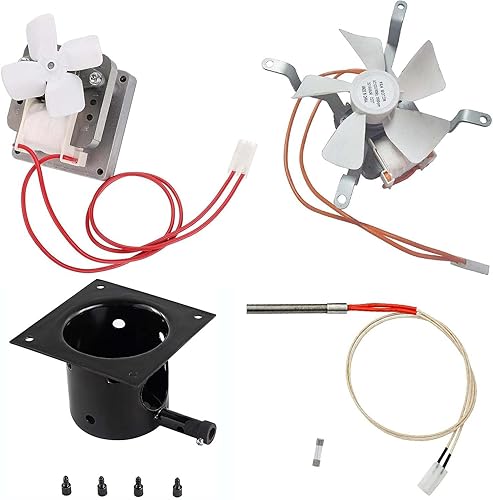 Kit de piezas de repuesto para parrilla, motor agosto, ventilador de inducción de parrilla, olla de quemadura de fuego e encendedor de varilla