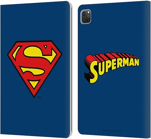 Miniatura 11 de Head Case Designs Funda de piel con licencia oficial de Superman DC Comics Classic Logos compatible con Apple iPad 9.7 2017 / iPad 9.7 2018