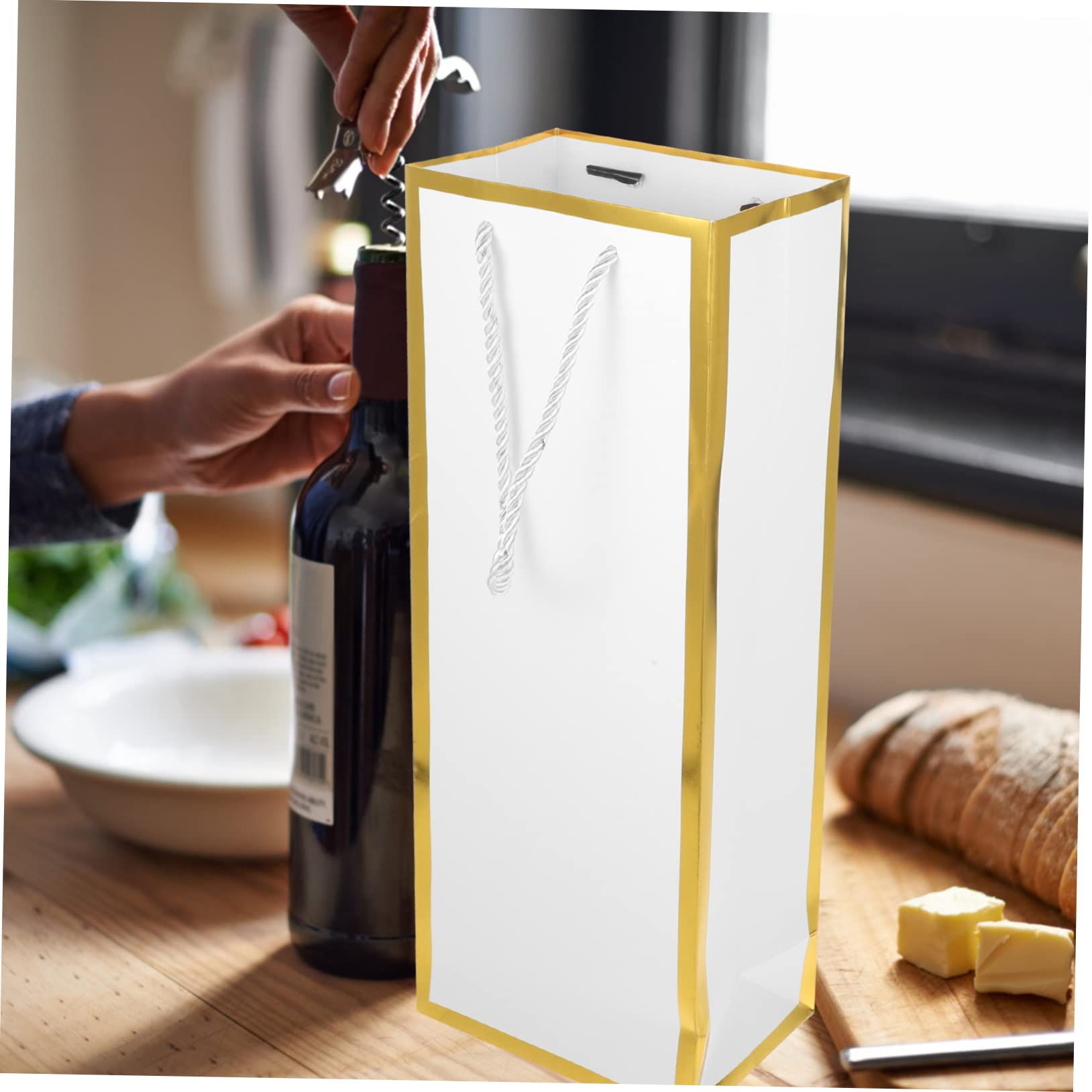 minkissy 12pièces Cadeau pour Bouteille de Vin Papier à Vin pour Offrir de Transport pour Bouteille pour Cadeau Raffiné