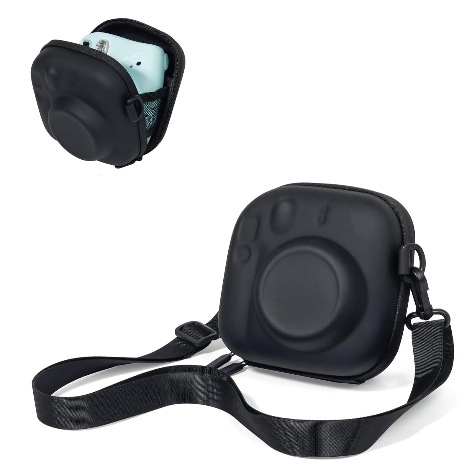 ZIKKON Hard EVA Storage Case Widely Compatible with Instant Mini 12/11/9/8/7+/40, Instant Camera Protective Carrying Case with Adjustable Strap - Black (B0DGDC33QK) Amazon Price History, Amazon Price Tracker
