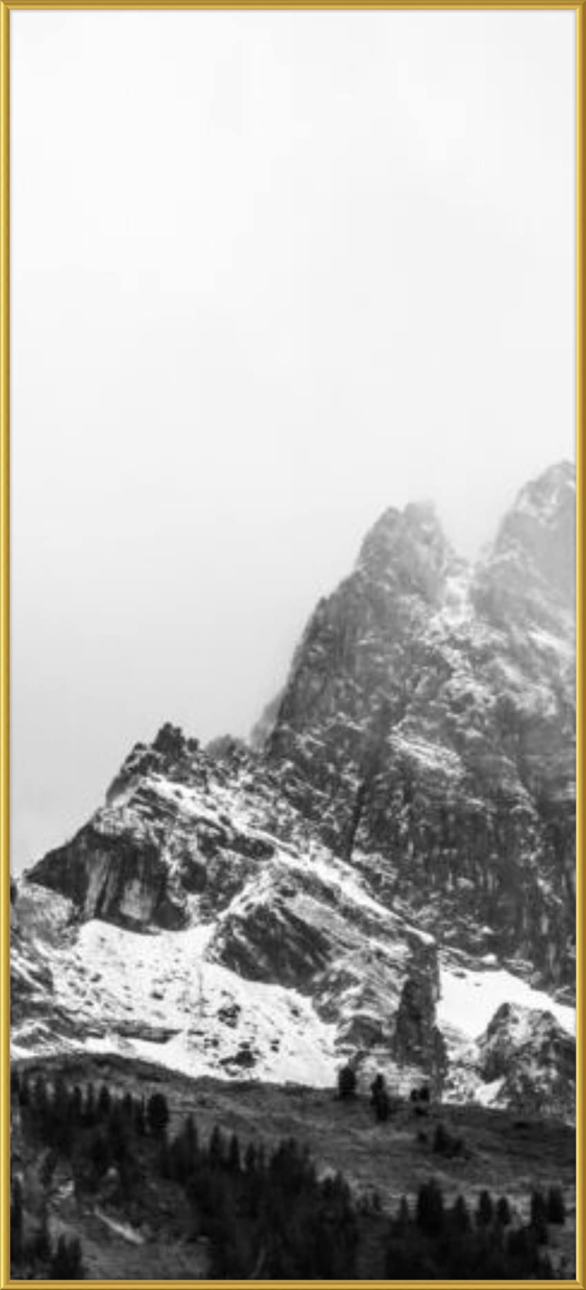 Frame It Easy 24 x 53 Satin Gold Metal Frame (Hanover)