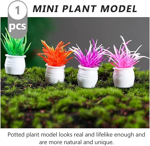 Miniatura 4 de Gadpiparty 8 piezas de plantas artificiales en maceta plantas suculentas artificiales en macetas para el hogar oficina sala de estar mesa escritorio