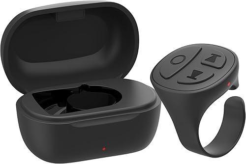 Tiktok - Anillo de desplazamiento para iPhone, control remoto de cámara Bluetooth, control remoto para TIK Tok anillo de desplazamiento para iPhone