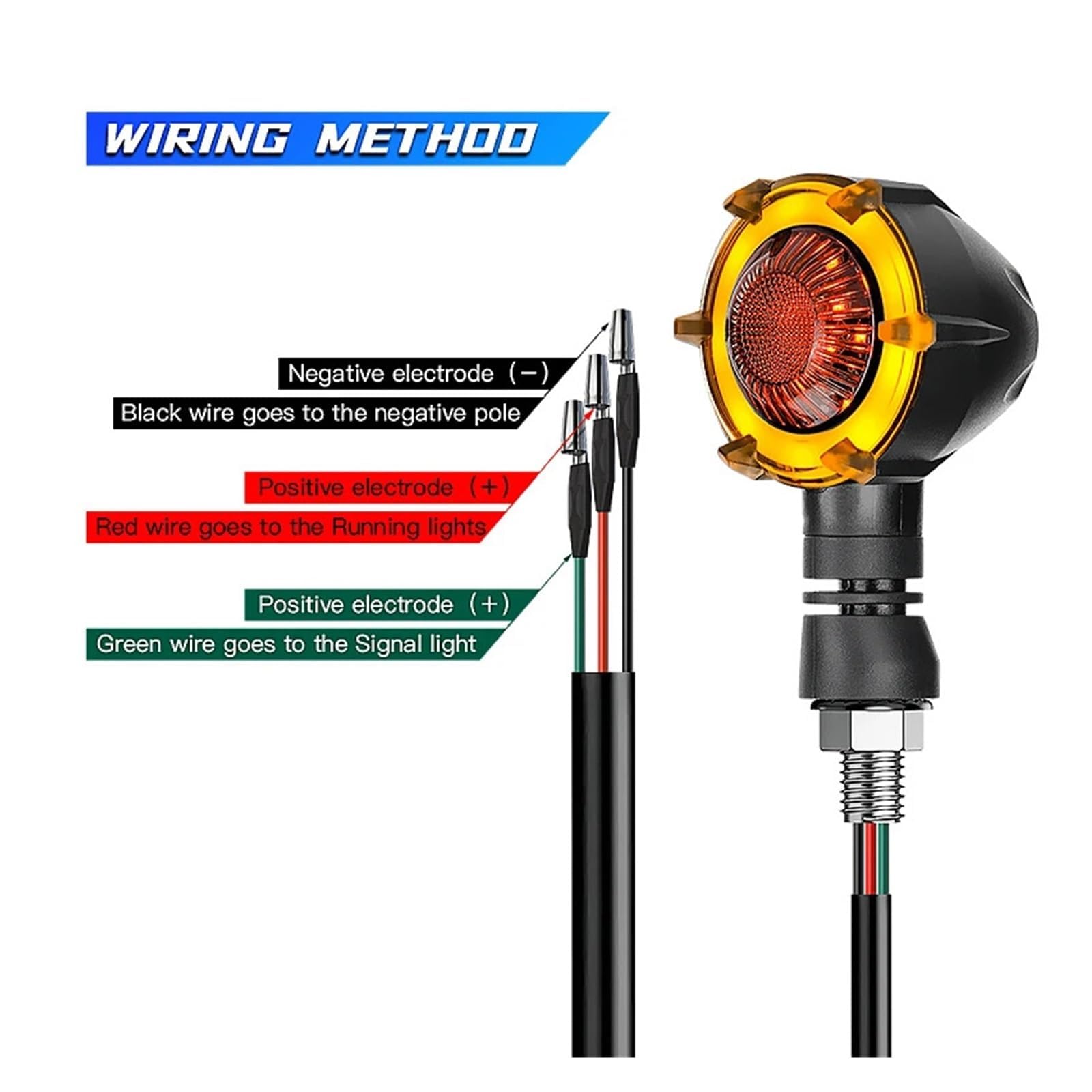Mini Indicatori di Direzione Per HONDA Shadow VT750 600 VT600 Grom 125 CBR600F Indicatore di direzione per moto Luci a LED sequenziali a flusso continuo per indicatore lampeggiante 12V