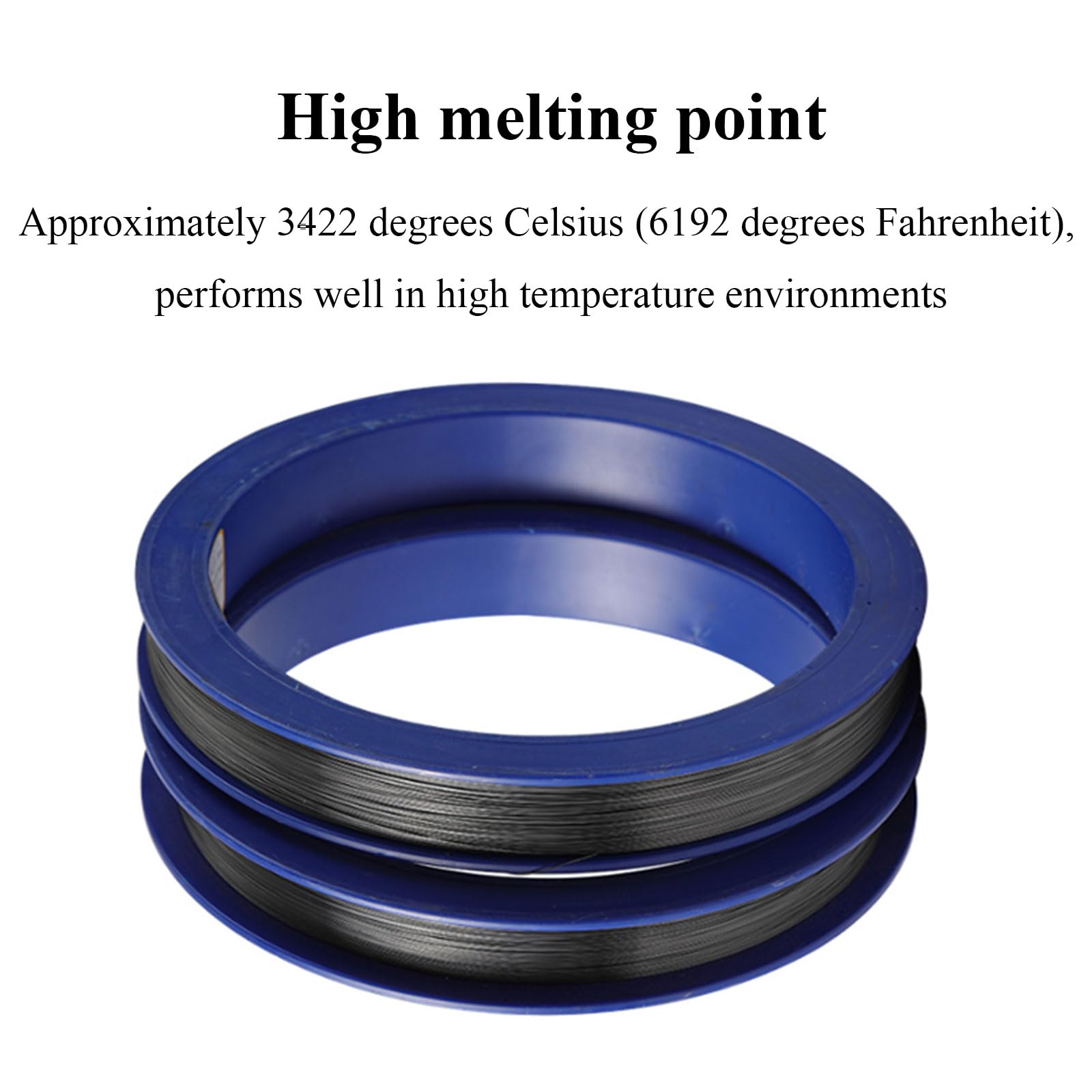 99,95% reiner Wolframdraht, 0,05 mm–0,08 mm Durchmesser, 6 m Länge – hochfester, langlebiger Draht for Industrie- und Laboranwendungen(0.08mm)