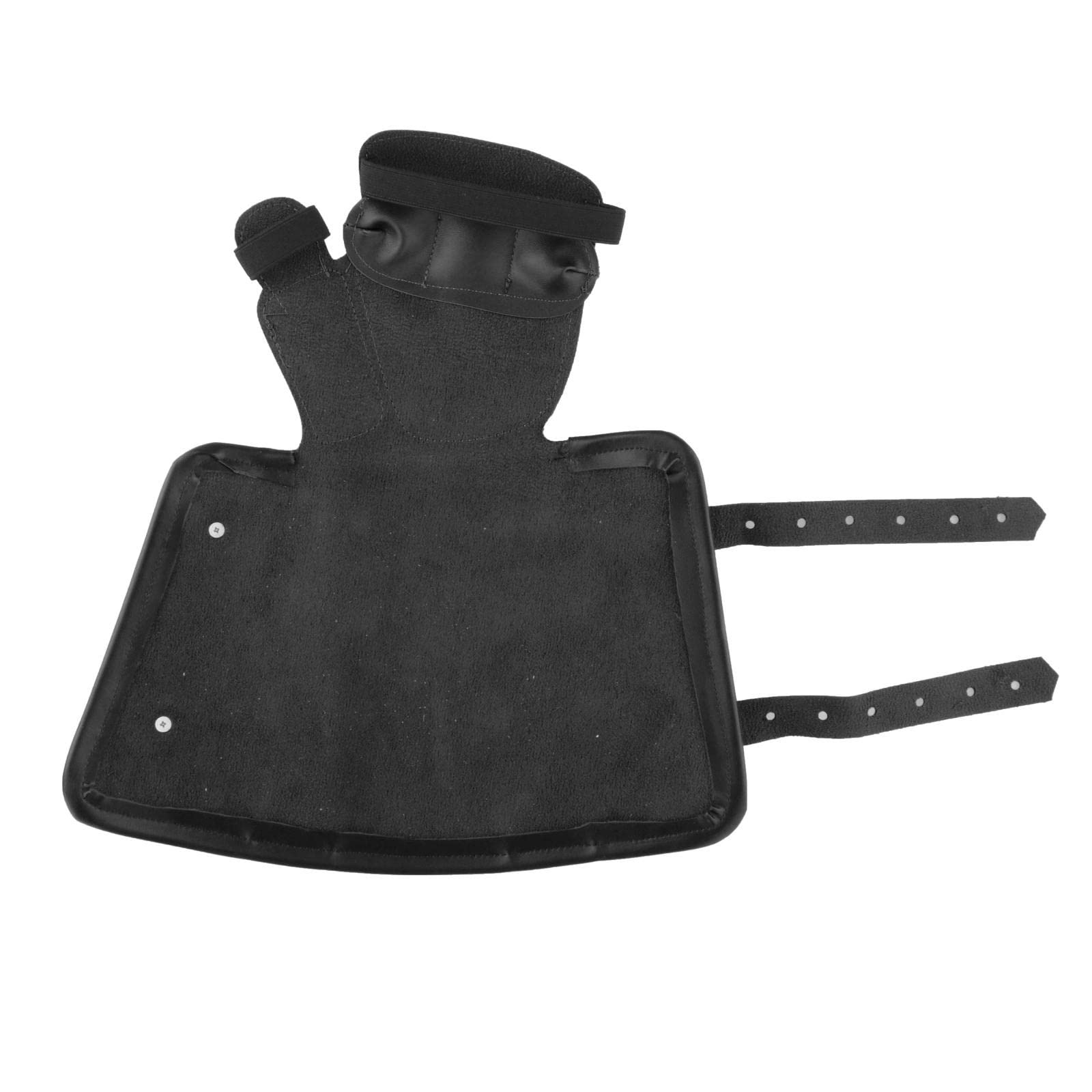 LOVIVER Guantes de medio para Cosplay medieval, guantes sin, disfraz de material cuero PU, motocicleta, conducción, adultos, accesorios de