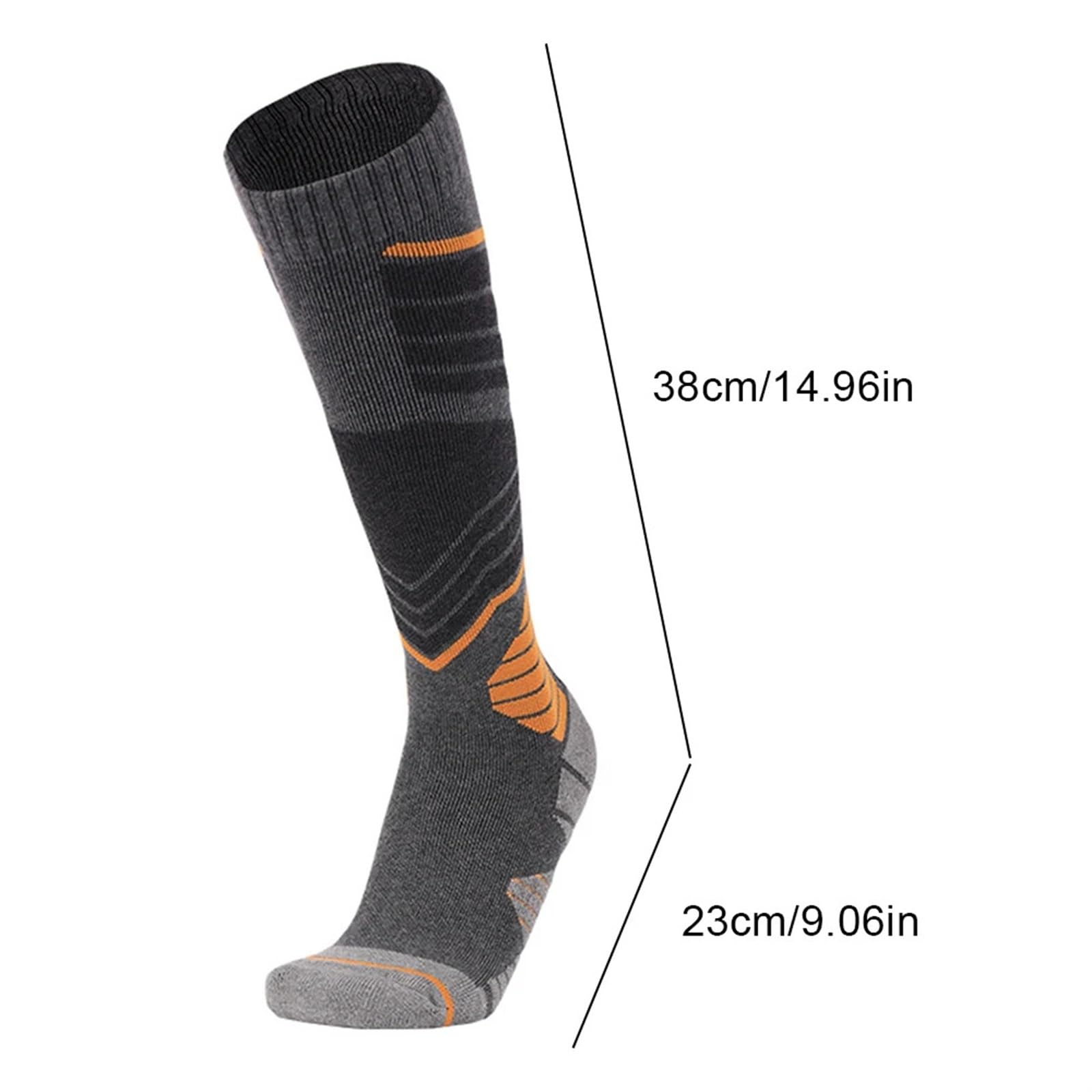 Chaussette Ski Chaussettes de Ski Hautes d'hiver en Coton à séchage Rapide, Chaussettes randonnée Confortables for Femmes et Hommes, Bas Chauds, Sport d'escalade