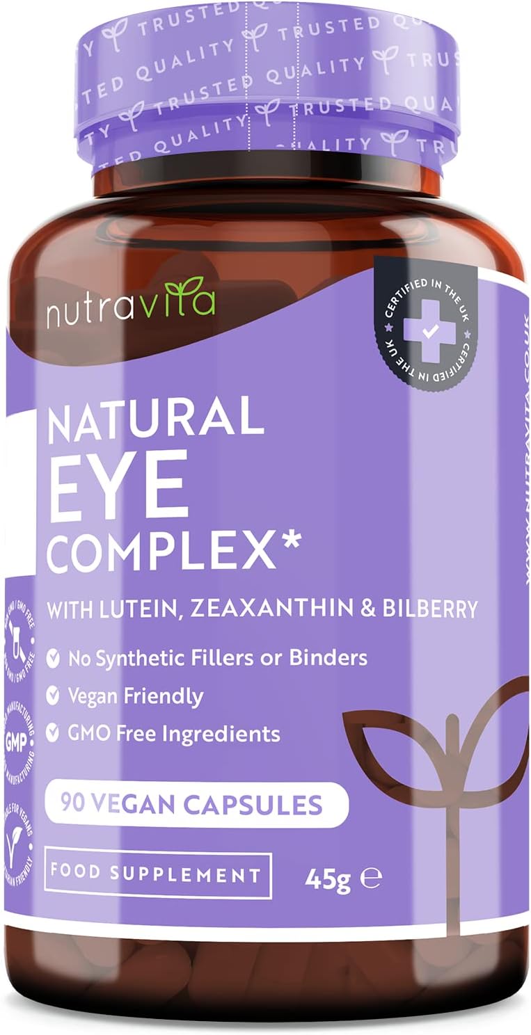 Complément santé pour les yeux : avis et test sur la lutéine, zéaxanthine, zinc, myrtille, vitamine A et B12 pour une vision optimale – 90 gélules Nutravita. Complément santé pour les yeux : avis et test sur la lutéine, zéaxanthine, zinc, myrtille, vitamine A et B12 pour une vision optimale – 90 gélules Nutravita.