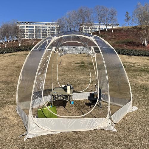Carpa transparente tipo burbuja portátil para camping miniatura 1