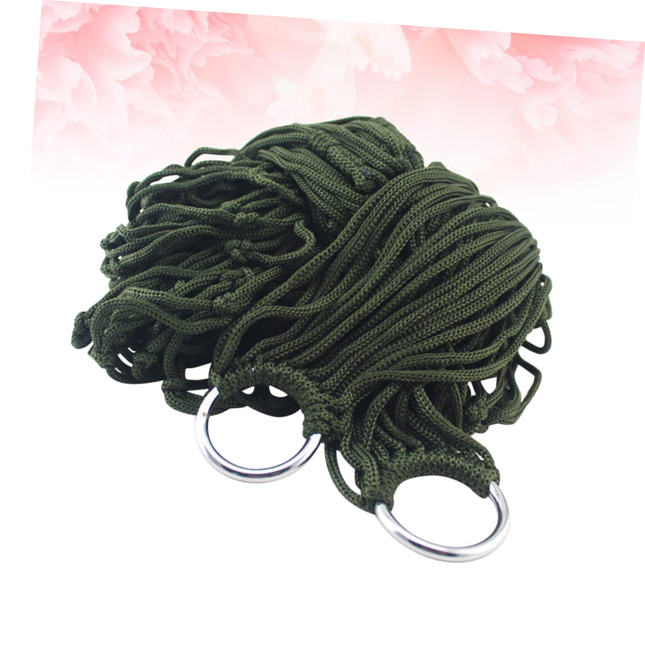 BESPORTBLE 4pezzi Hammock Portatile Nylon Resistente Letto Sospeso per attività Outdoor per Campeggio Escursionismo e Relax Giardino