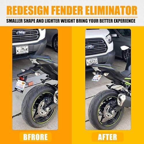 Ransoto Ninja 650 Fender Eliminator Compatible With Kawasaki Z650 Zx650 2023 2022 2021 2020 2019 2018 2017 License Plate Mount Bracket #TOP1