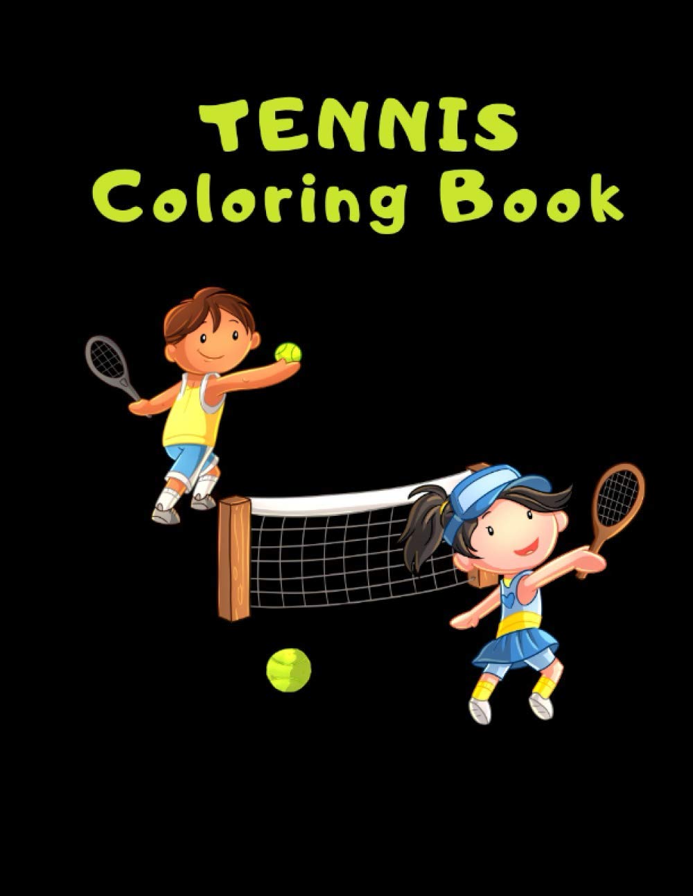 Tennis Coloring Book: For Kids, Sport, Activity