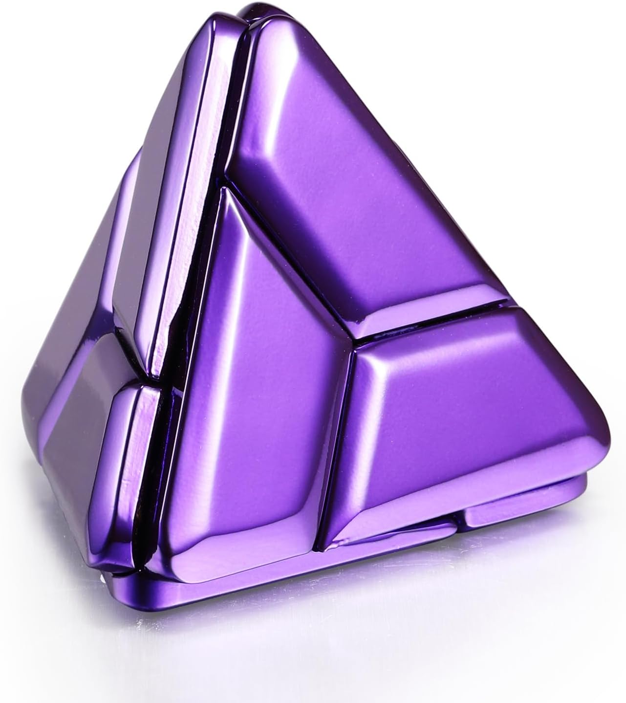 3D Triangle Metal Puzzle (Purple)