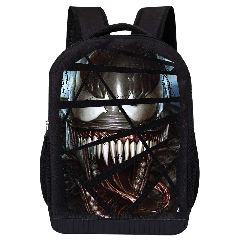 Marvel Venom Spiderman Backpack, Kids Backpack, School Backpack - 18 Inch Boys, Girls and Toddler Backpack for Kids (Black Backpack)