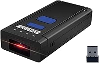 Vista 1 de Symcode Escáner de código de barras Bluetooth, 3 en 1 Bluetooth y USB con cable y escáner de código de barras inalámbrico de 2.4 G, escaneo