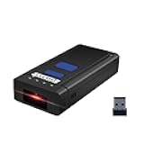 Bluetooth Barcode Scanner, 3-in-1 Bluetooth & USB Wired & 2.4G Wireless Barcode Scanner Portable Bar Code Scanning Work with Windows, Android, iOS, Tablets or Computers