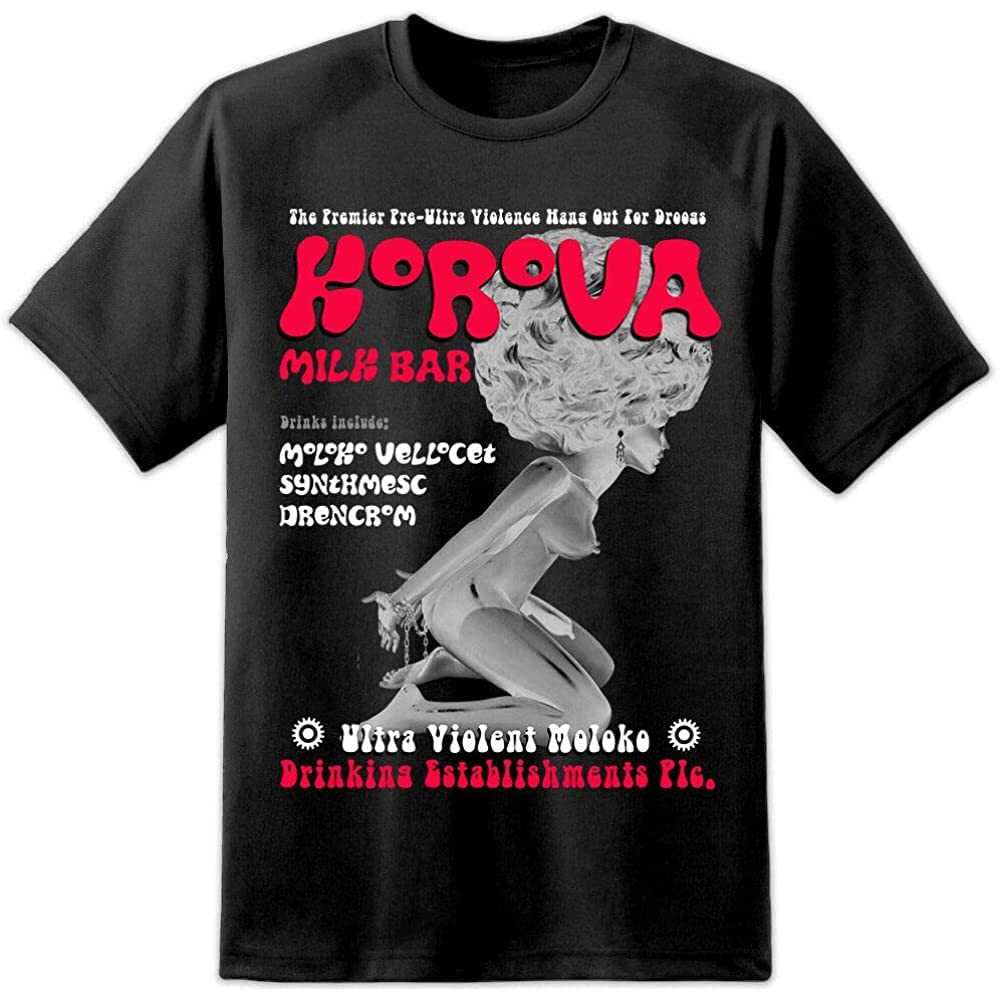 Clockwork Orange Korova Milk Bar T-Shirt Black