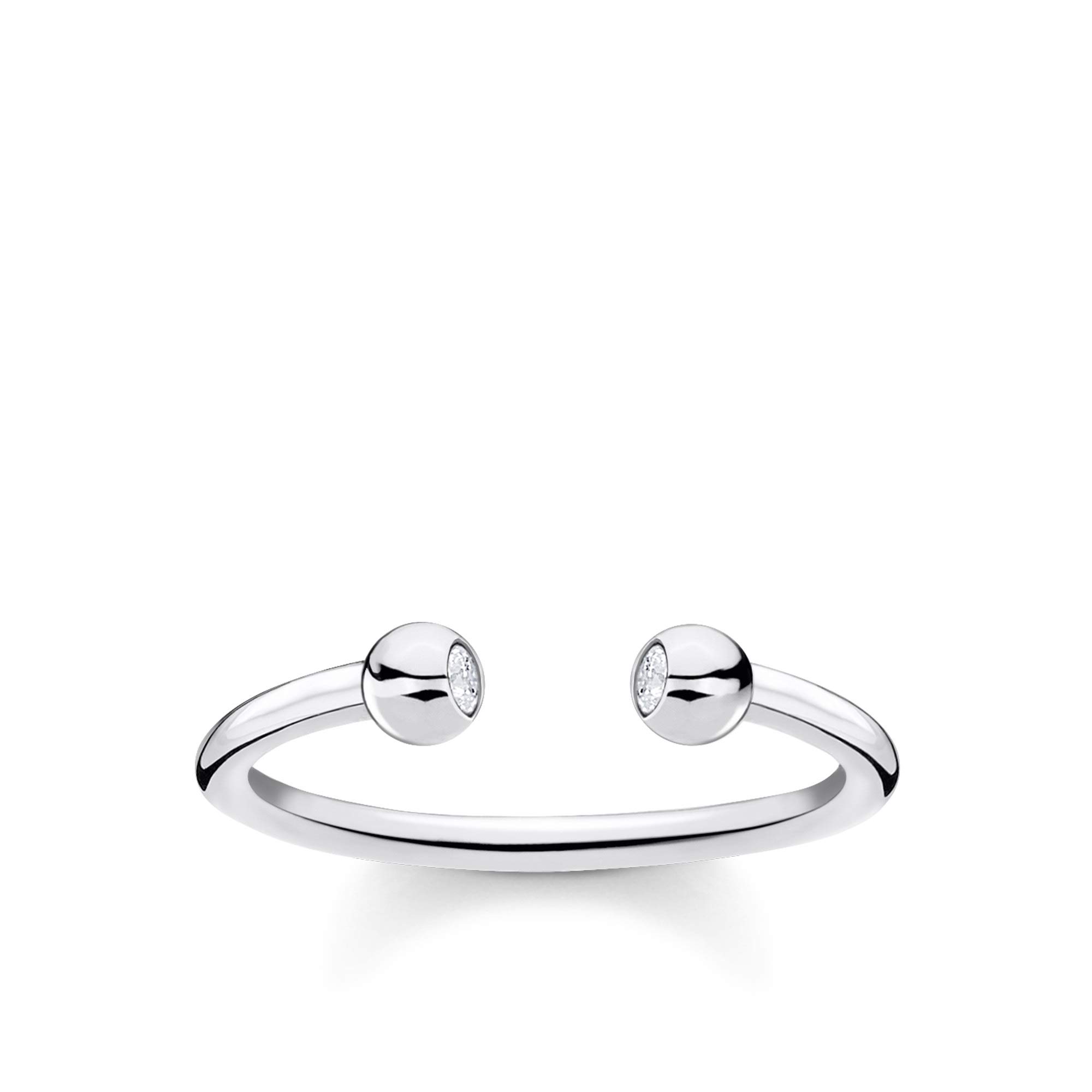 THOMAS SABO Women's 925 Sterling Silver Ring, 60, Precious metal, Cubic Zirconia