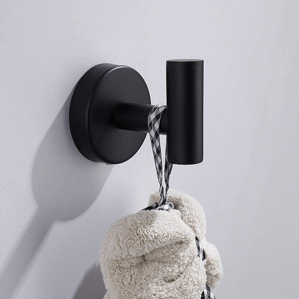 2 Uds, Gancho para Abrigo De Acero Inoxidable, Ganchos para Toallas De Baño Montados En La Pared, Percha, Gancho para Ropa, Armario, Armario, Puerta, Organizador Colgante