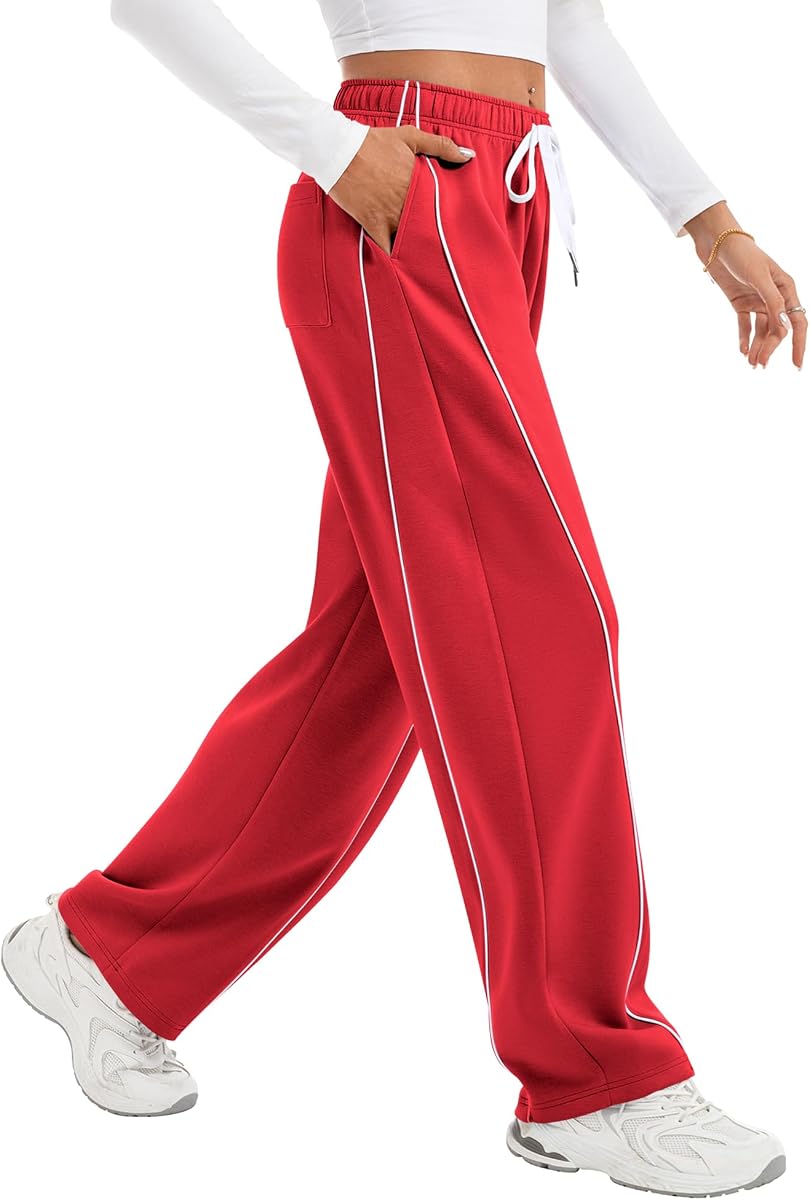 IVIR Pantalones deportivos Mujer Barril Pantalones deportivos de pierna ancha