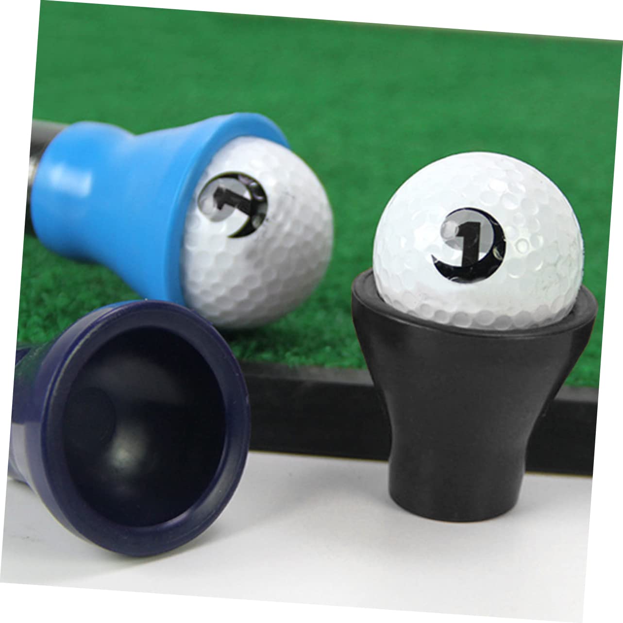 Recogebolas De Golf Portátiles con Ventosa De Goma para Putters Compactos - 6 Unidades Accesorios