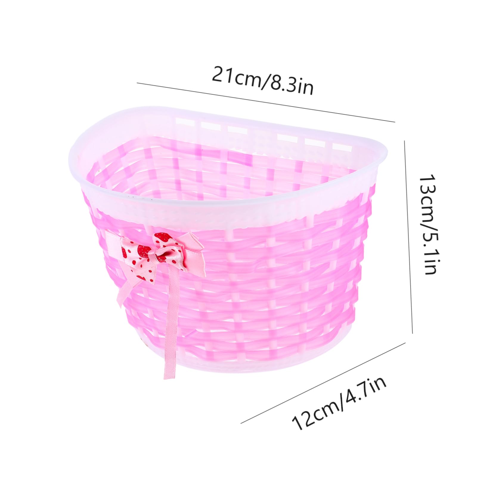 FOYTOKI 1Set Bike Handlebar Covers with Streamers and Basket Accessories for Boys and Durable Decoration for Bicycles and Scooters