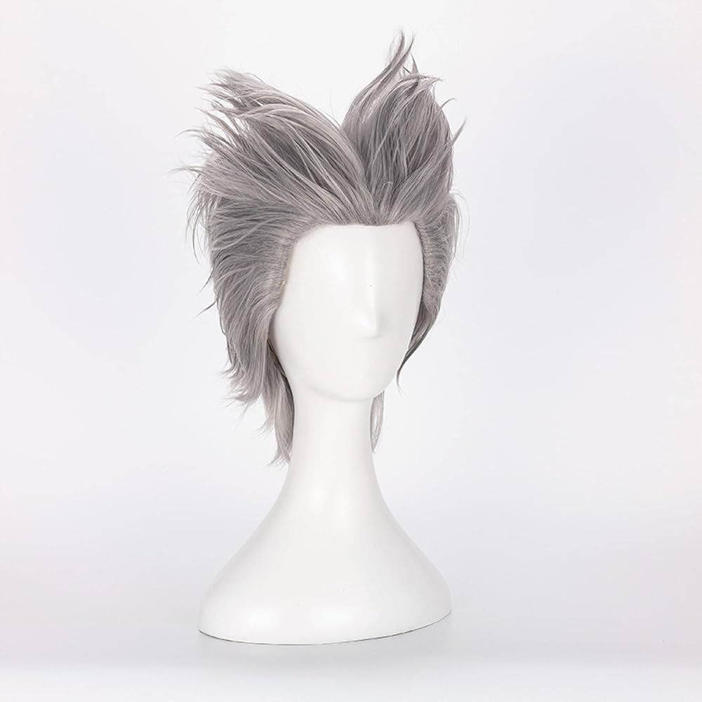 Amazon.com: QWIFCMJF -Cosplay Wig for Garou Short Mixed