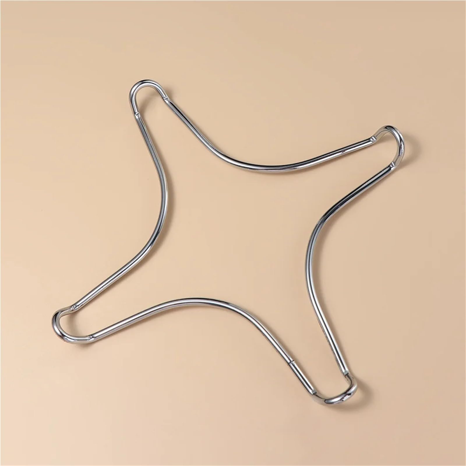 Gasherd-Gestell 2 stücke Edelstahl Halter Gasherd Unterstützung Rack Camping Eisen Herd Ring Wärme Diffusor Kleine Topf Stehen(Five-Star Rack)