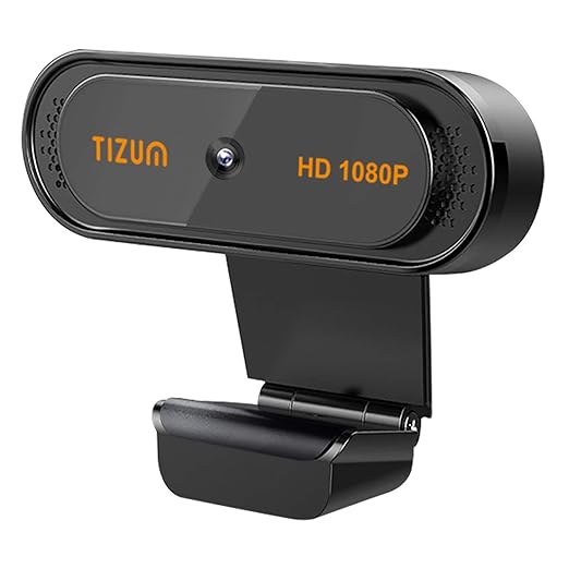 Tizum ZW78- Full HD 1080p Webcam, Widescreen Viewing Angle, Auto Light Correction, Noise-Reducing Mic, for Skype, FaceTime, Hangouts, Xbox, PC/Mac/Laptop/MacBook/Tablet at Rs. 869