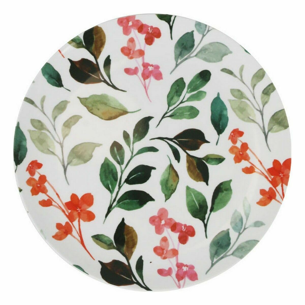 La Mediterránea Petunia Melamine Gloss Dinner Plate 25.5 cm