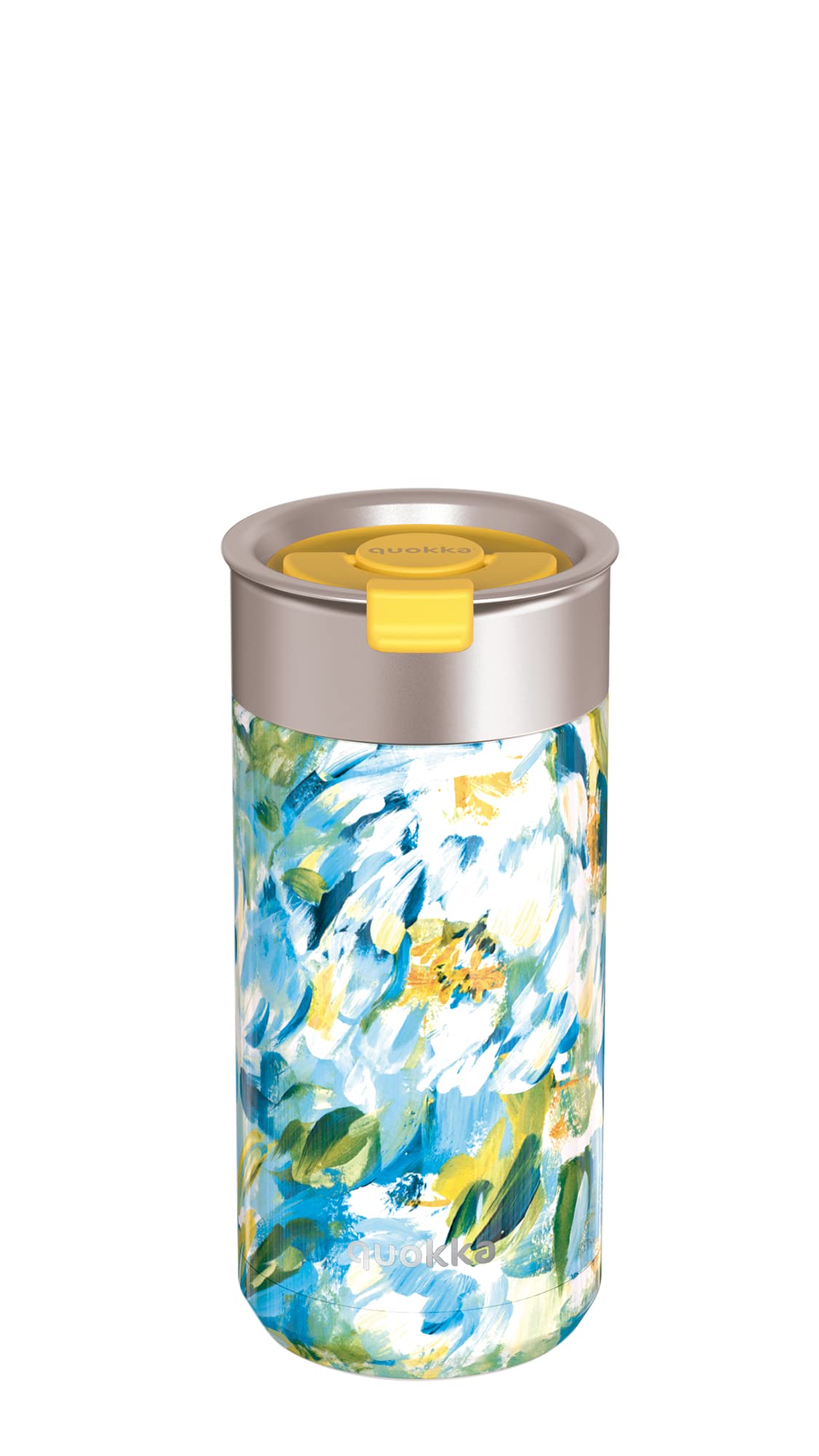 Quokka VASO CAFE TERMICO ACERO INOXIDABLE BOOST BLUE PEONIES 400 ML
