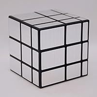 Vista 9 de Bukefuno QY Toys - Espejo de 3 x 3 bloques de cubo plateado, rompecabezas mágico de 3 x 3 x 3 pulgadas, versión plateada