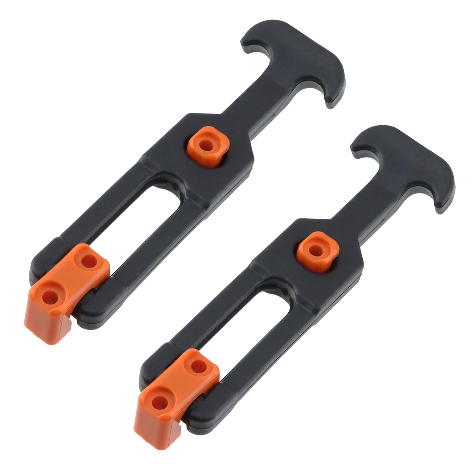T Tulead 2PCS Cooler Latch Replacement Rubber Hasp Latches Orange