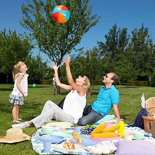 Kewoo Wheat Straw Dinnerware Sets For 4,Lightweight Reusable 16Ps Unbreakable Dinnerware Set,Plastic Plates Cups And Bowls Set,Dishwasher Microwave Safe,Dishes For Kitchen,Camping,Outdoor, Rv #TOP7