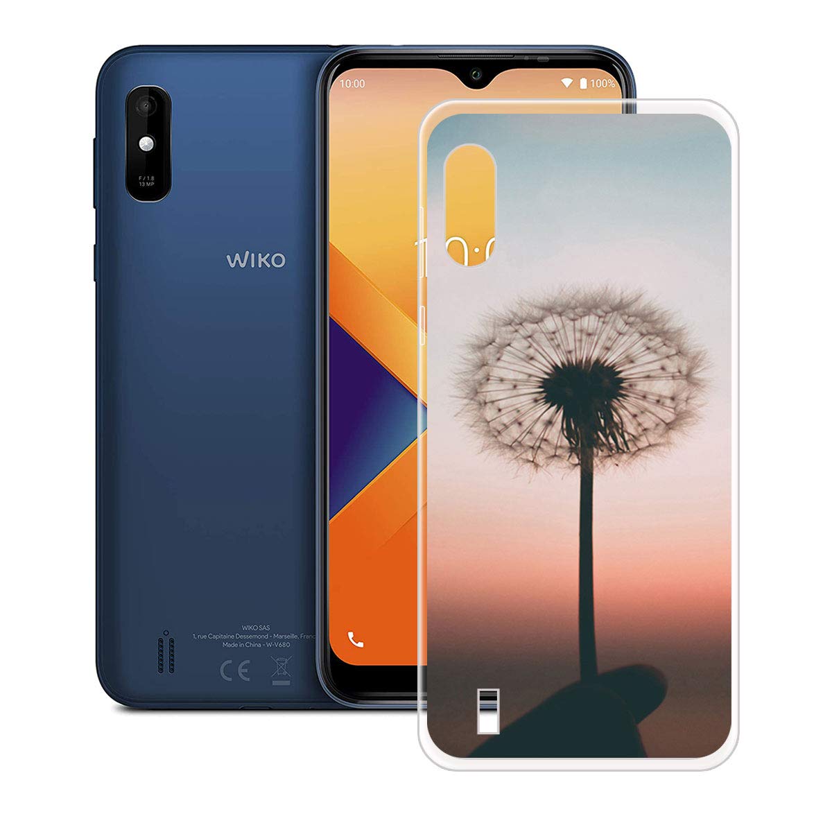 TTJ Custodia Trasparente Per Wiko Y81 (6,2'): Sottile E Morbida In Silicone TPU, Antiurto