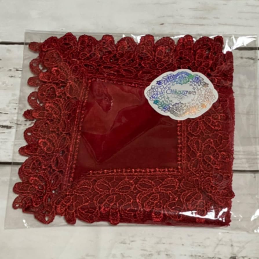 Amazon.co.jp: 近沢レース ハンカチ 赤い靴 : ファッション