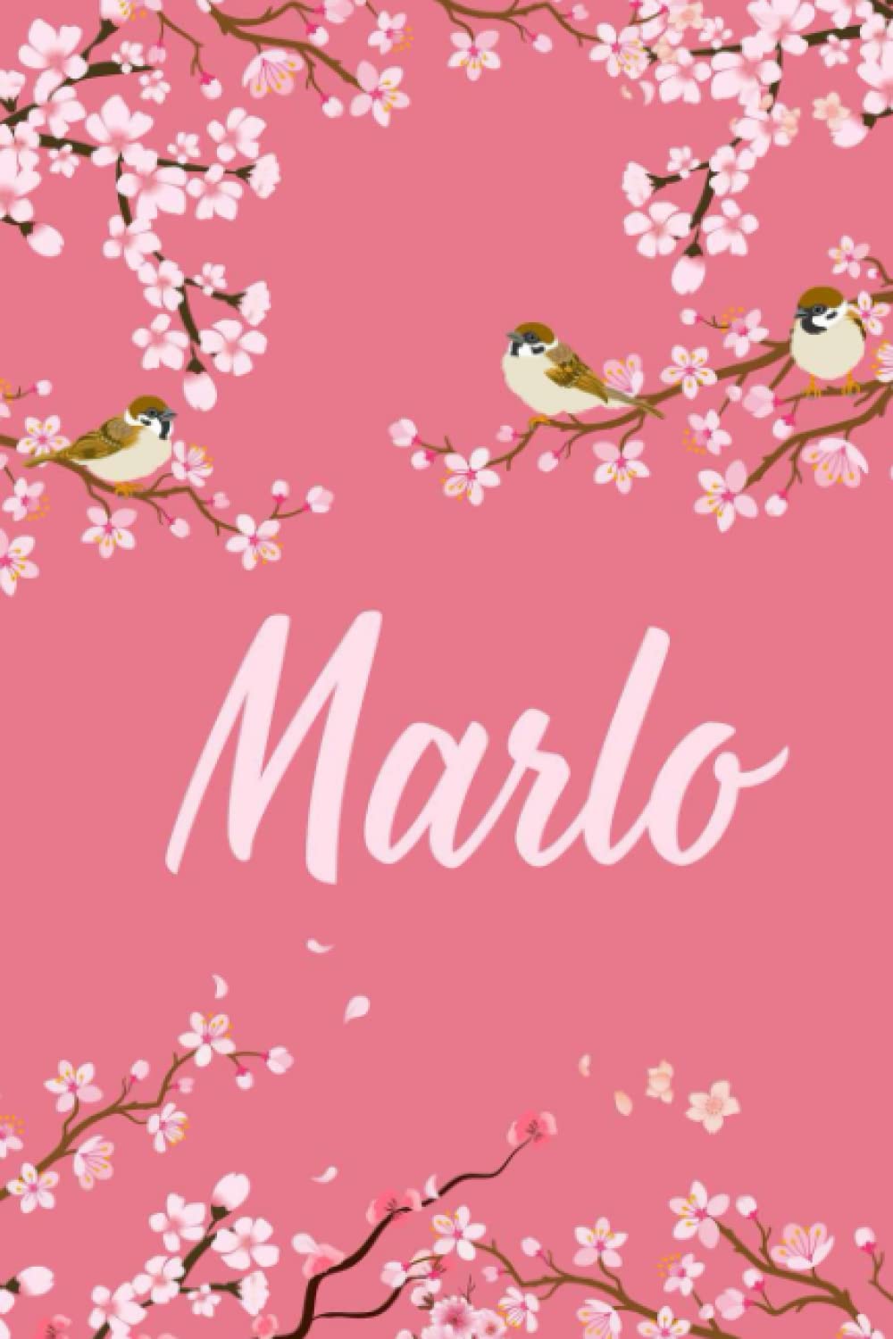 Marlo: Cute Personalized Notebook With Name For Marlo | Great Journal Gift Idea, 6x9, 120 Pages