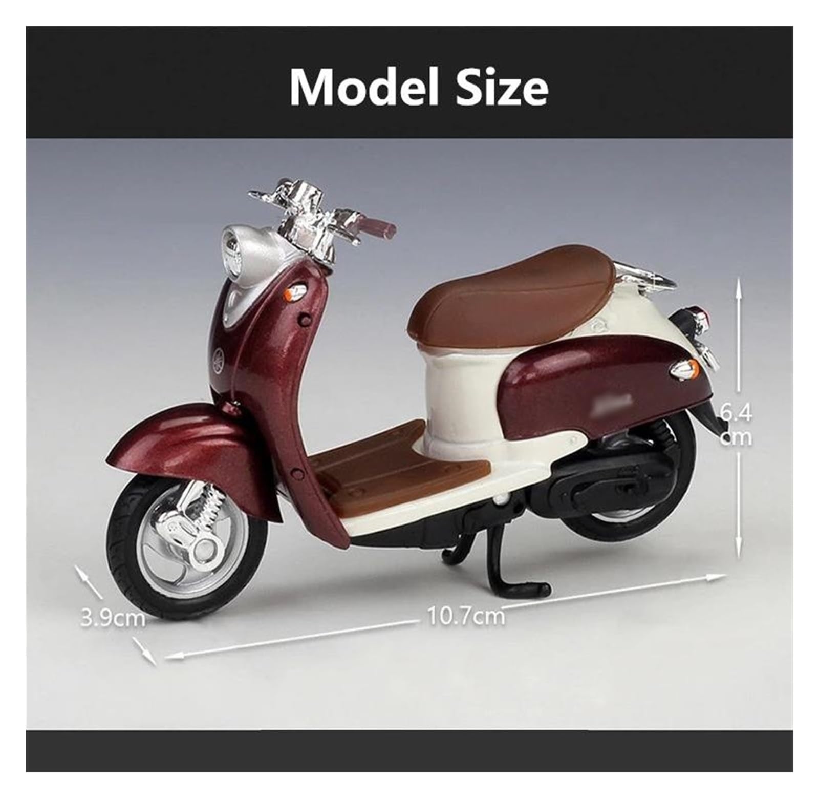 Per Vino YJ50R 1999 1:18 tempo libero modello di moto simulazione pressofuso moto da strada regalo (colore: 1)