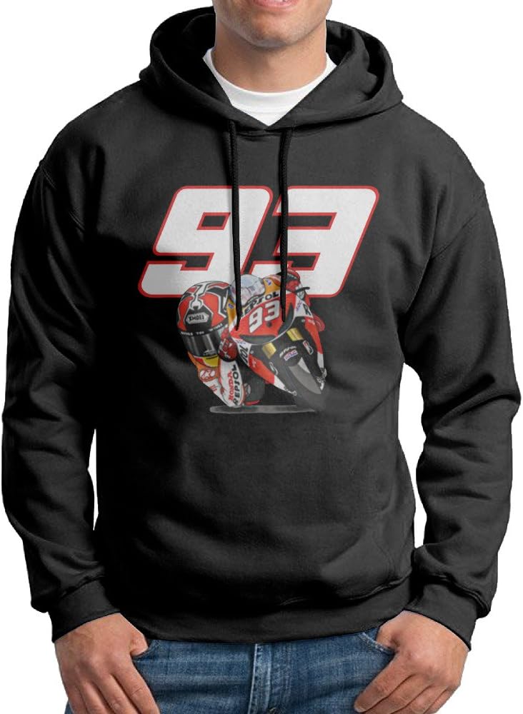 Marc Marquez World Champion Male Pullover Black Hoodies Sweatshirts