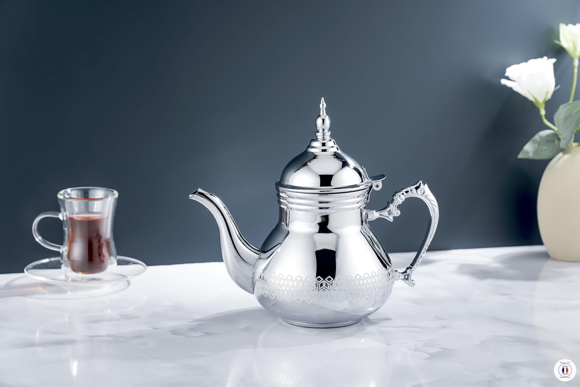 Teiera in acciaio inox di qualità premium (1,6 litri Mosaico)