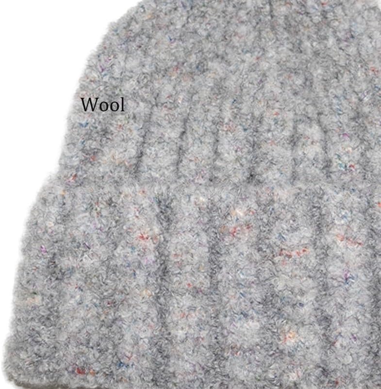 Versatile Wool Knitted Hat Thickened Outdoor Casual Baotou Woolen Hats