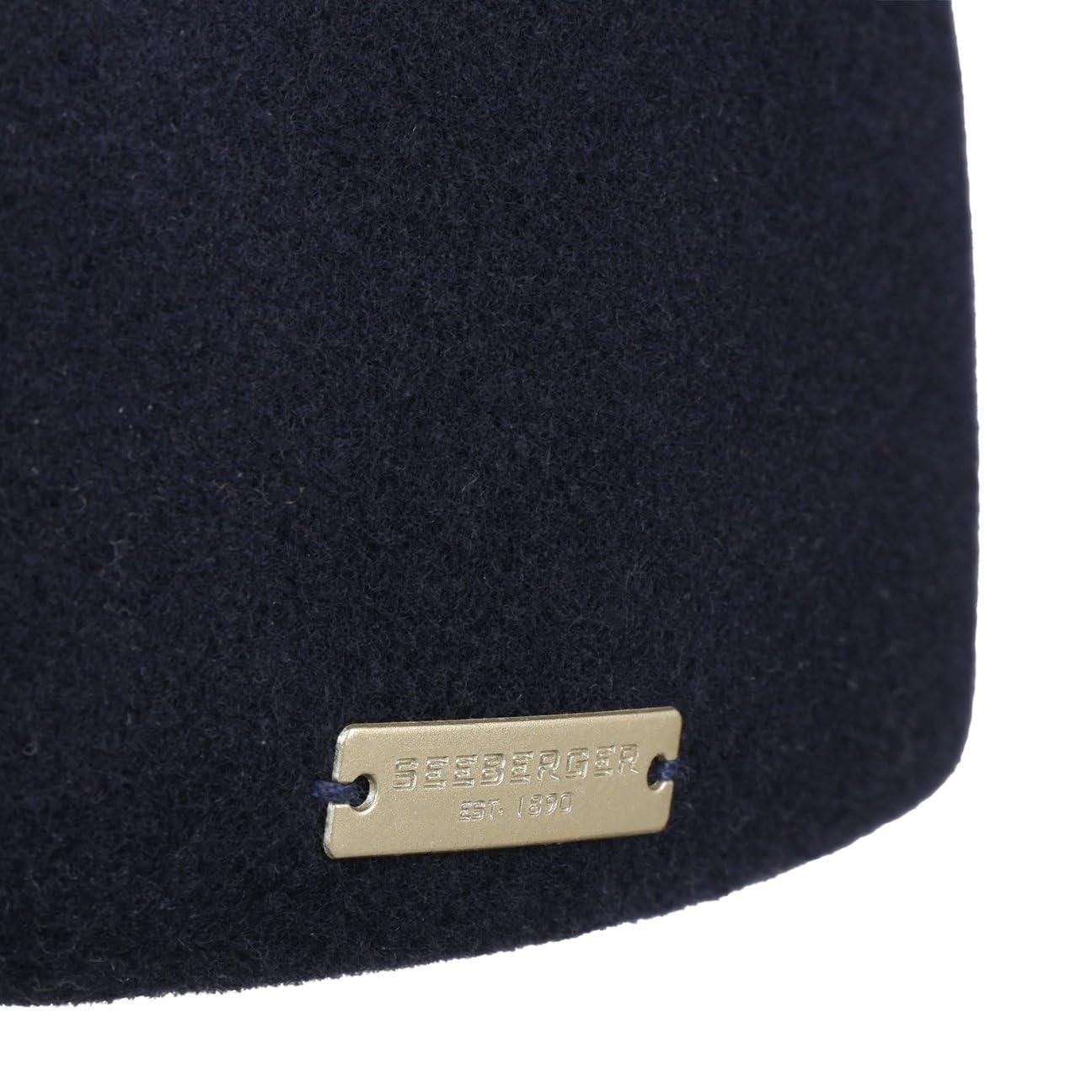 Seeberger Chapeau en Feutre de Laine Pillbox Femme - Automne Ete Printemps Hiver Printemps-ete