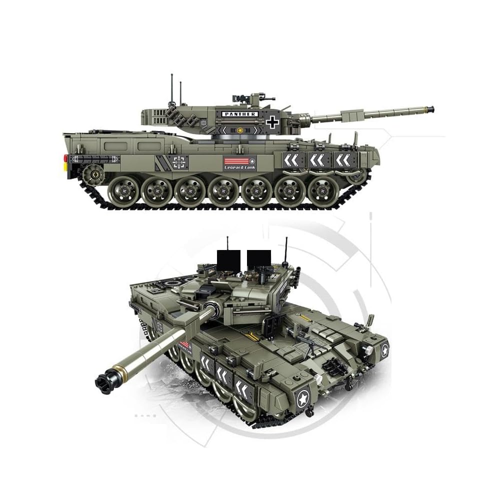 General Jim's Military Themed WW2 Building Blocks Tank Sets for World War 2 Brick Building Enthusiats (German Panther 2 Tank) 並行輸入品 General Jim\u0027s Military Themed WW2 Building Blocks Tank Sets for